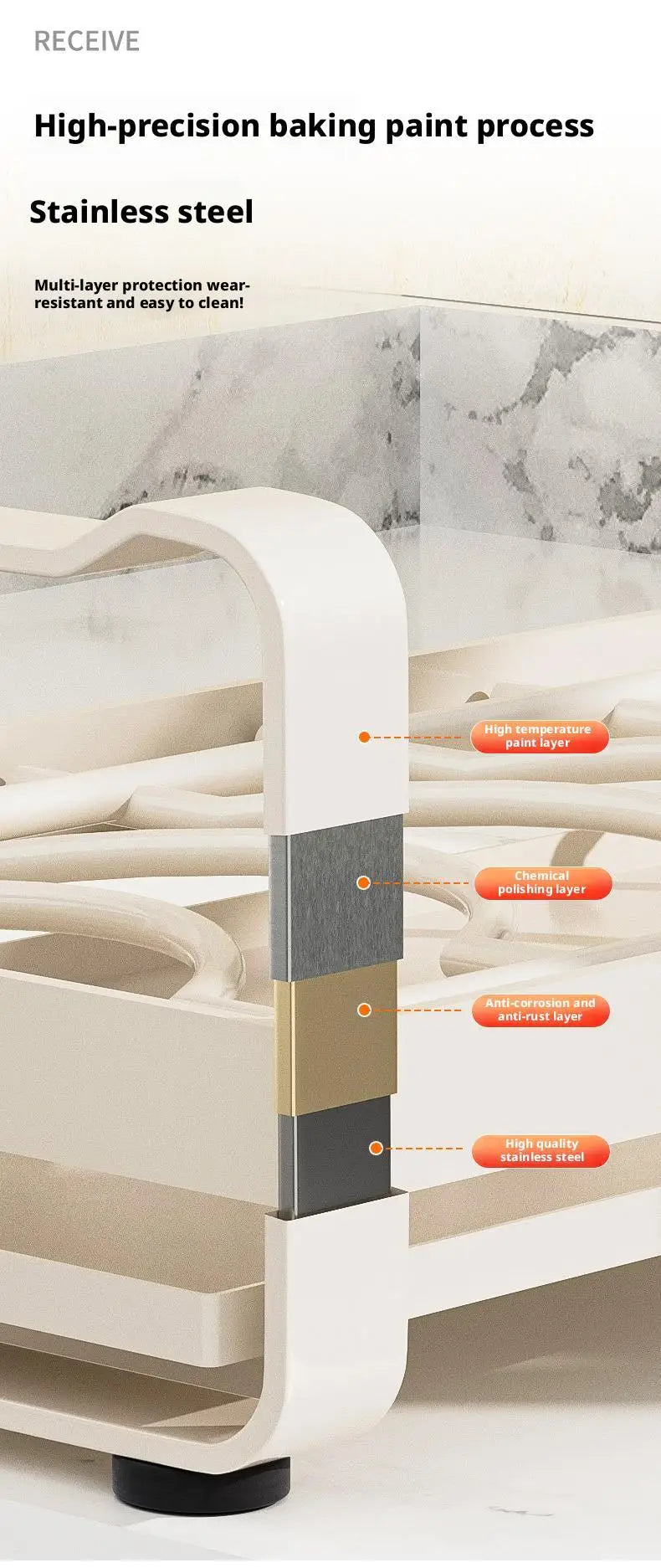 Pull Out Cabinet Dish Storage Rack Stainless Steel Plate Drain Stand Holder Kitchen Drawer Built-in Bowl Rack Basket Organizer