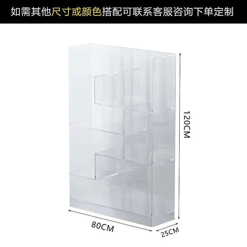 Multifunctional Bookcase Storage Shelves Modern Bookshelf Book Rack