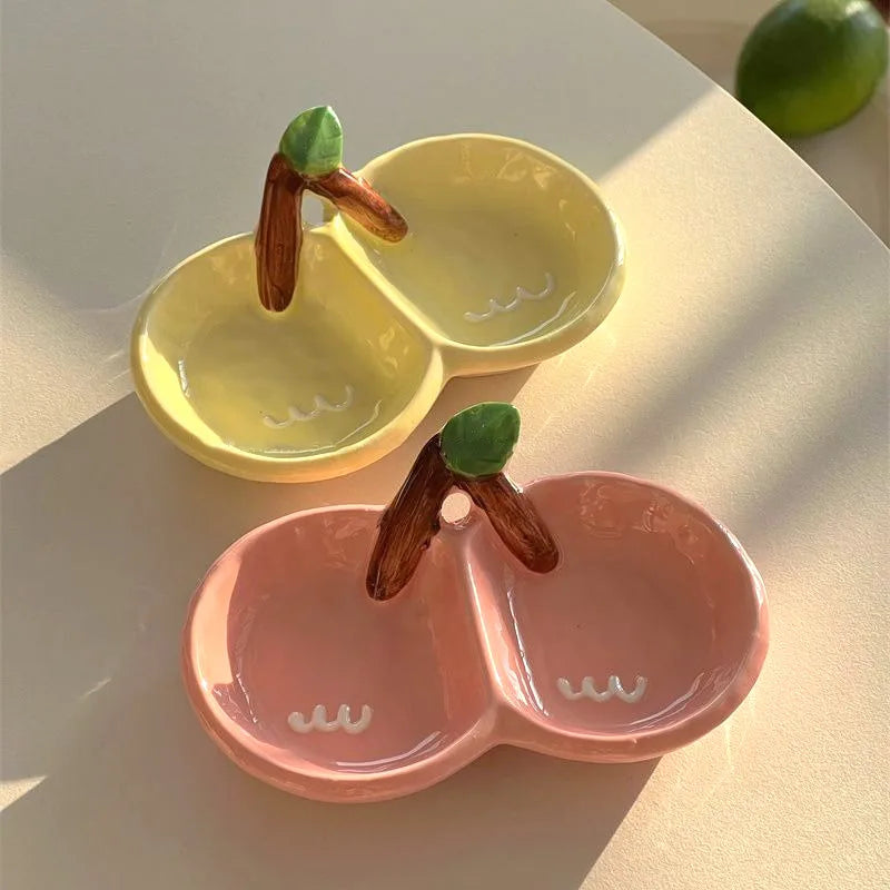 Fruit Double Lattice Plate