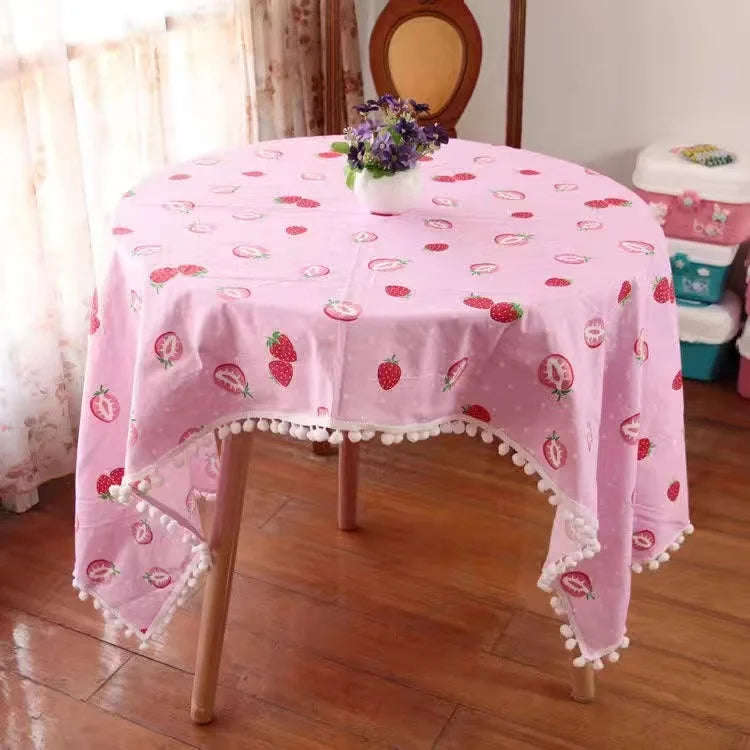 Cute Pink Tablecloth