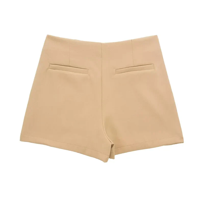 Women's Shorts High waist Micro Casual Skirt Shorts Asymmetric