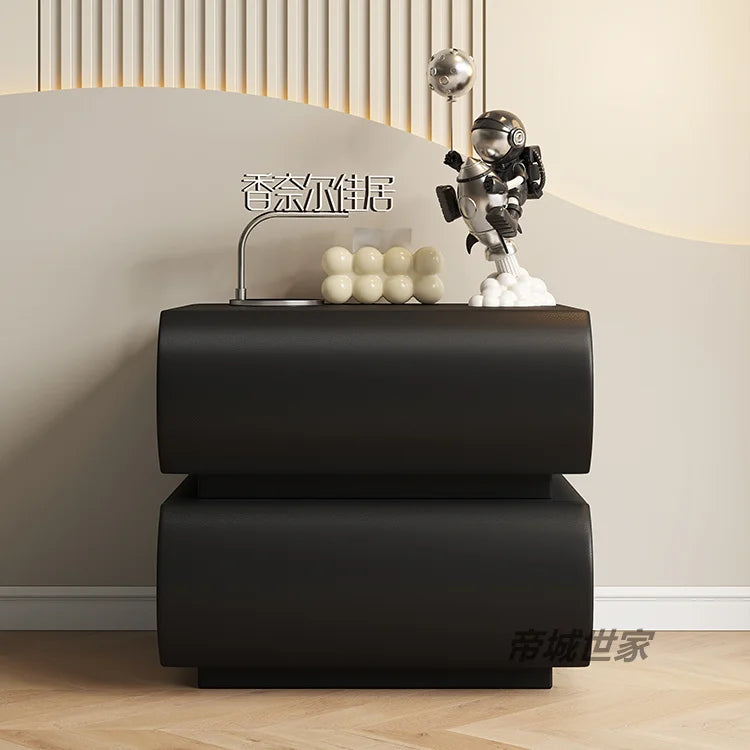 Luxury Modern Night Table Space Saving Minimalist Bedside Table Storage