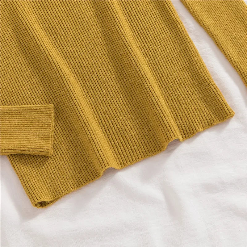 Women Fall Turtleneck Sweater Knitted Soft Pullovers Cashmere Jumpers Basic Soft Sweaters For Women Autumn Winter