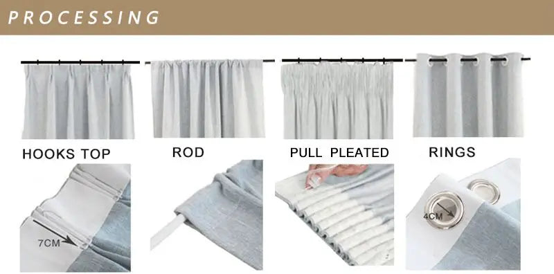 Pink Swan Embroidered Curtain, Sheer Tulle Curtains for Home Decoration Voile Drapes