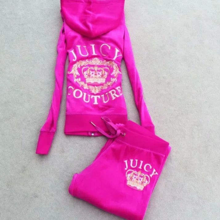 Slimming Casual Velvet Two-Piece Set Yoga Wear