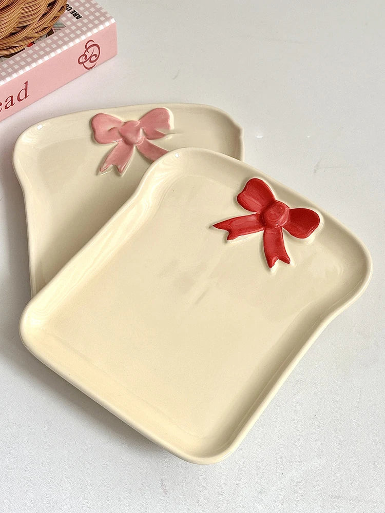 Bow Ceramic Plate