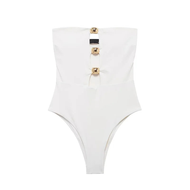 Sexy Tight Bodysuit Women off Shoulder Sleeveless Bodysuits