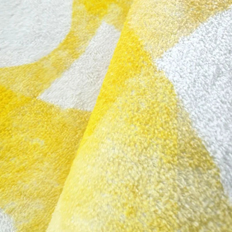 Flower Pattern Carpets for Living Room Thickend Plush Bedroom Decor Carpet Fluffy Soft Bedside Floor Mat Washable Cloakroom Rug