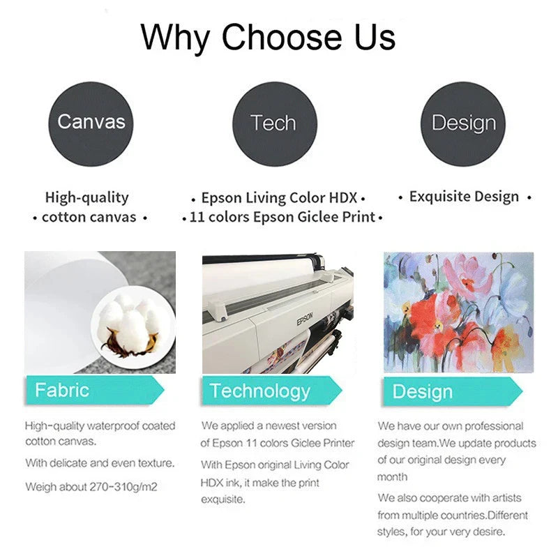 Picasso Flower Wall Art Canvas Painting Pink Tiger Poster Picture Modern Living Room Interior Decor