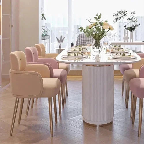 Pink Velvet Relaxing Chair Arm Single Furniture