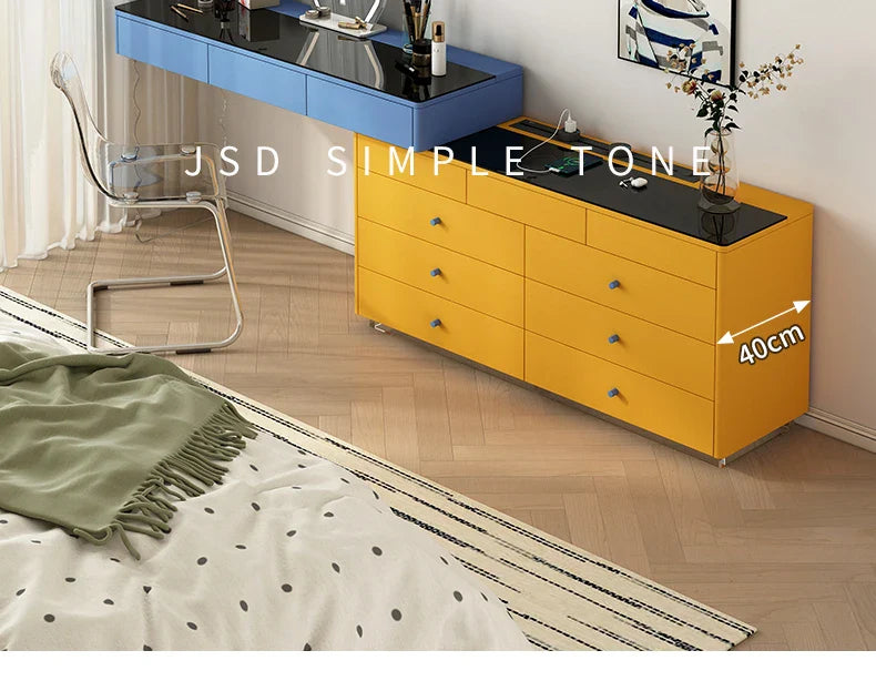 Luxury Drawers Vanity Tables Storage Nordic Cabinet Dressers Makeup Desk Drawers