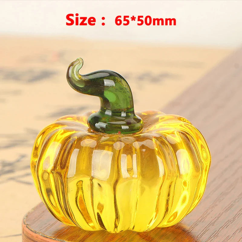 Crystal Fruit Decor - Peach, Grape, Apple, And Persimmon Ornaments