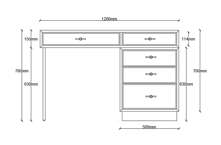 Vanity Bedroom Table Cosmetics Garden Desk Storage Dressing Table Chair Jewelry Living Room Home Furniture