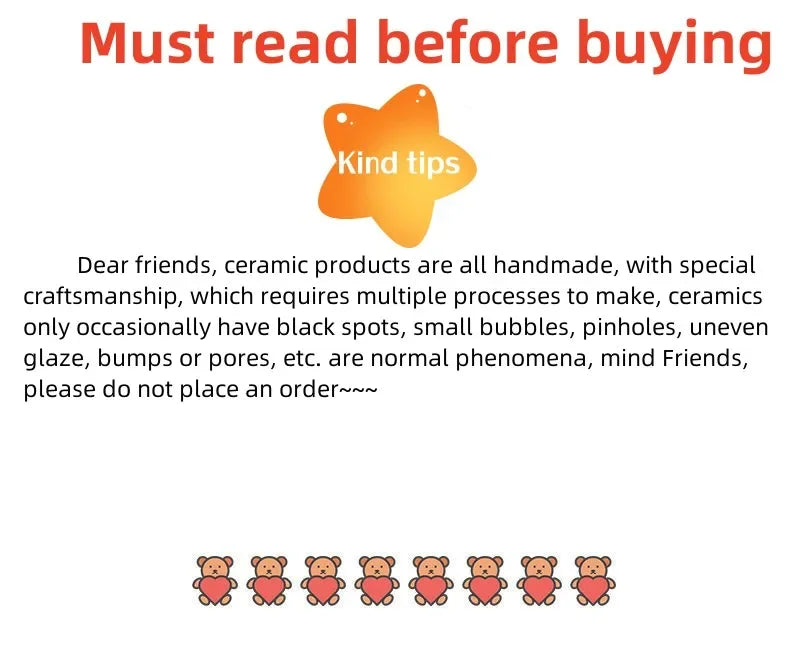 Pink Love Cutlery Set Rice Bowl Ceramic Double Ear Instant Noodle Soup Bowl Hand Paired Spoon Combination Noodle Bowl