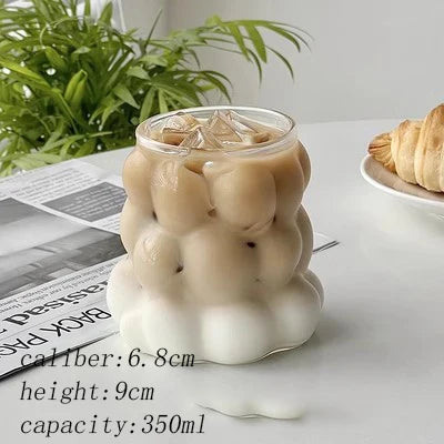 Clear Heat Resistant Glass Coffee Mug