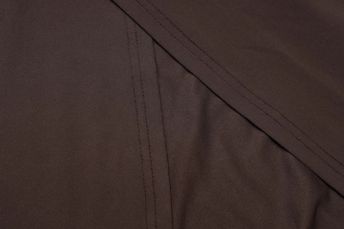 Pleated Bandage Long High Waist Slim Patchwork Long Sleeve Elegant Women's Maxi Dress