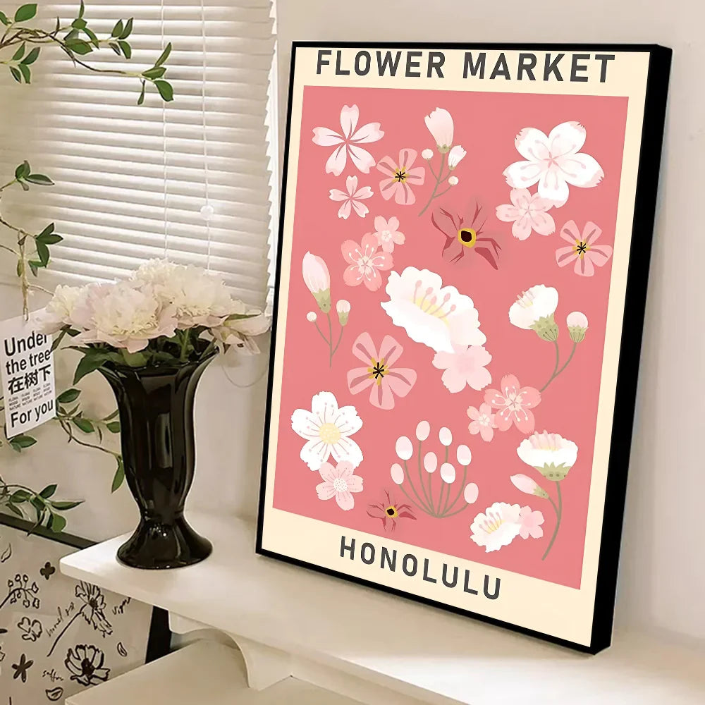 Flower Market Daisy Classic Movie Posters HD Quality Poster Wall Art Painting Study Nordic Home Decor