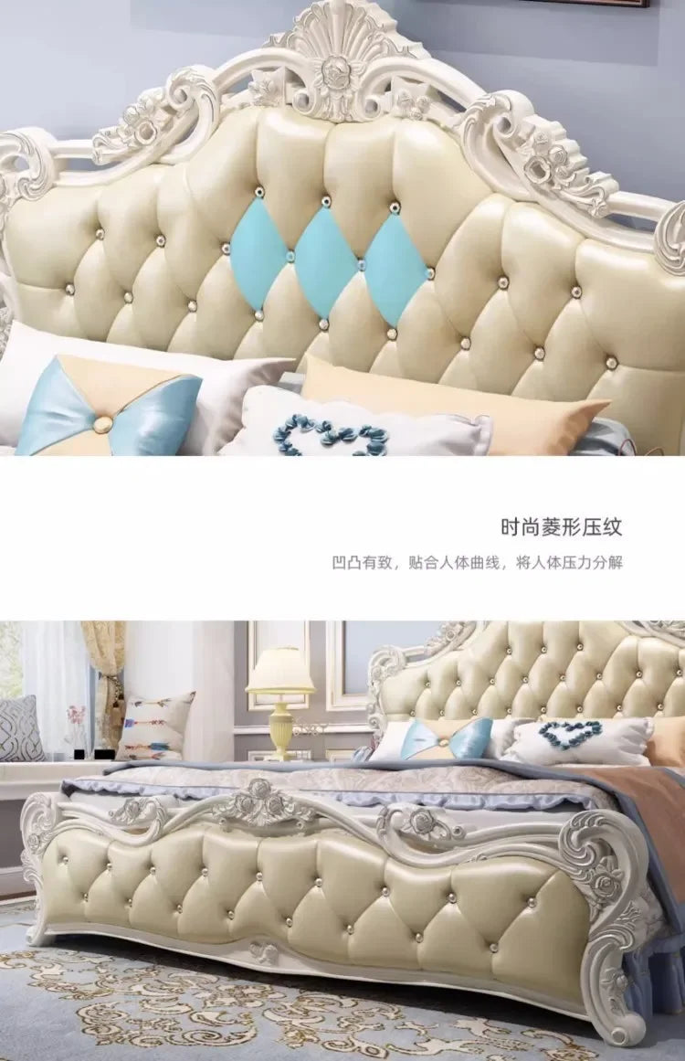 Luxury Frame Double Bed Furniture Sets