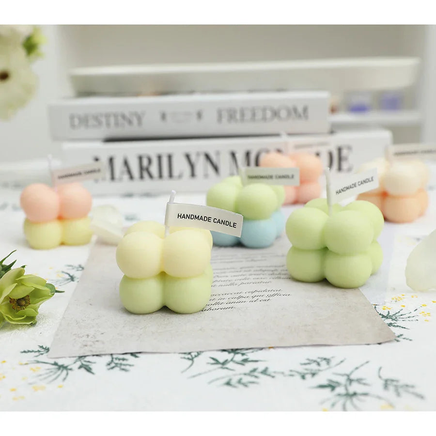 Cute Mini Magic Cube Aromatherapy Candles Aromatherapy Handmade Candle Magic Cube
