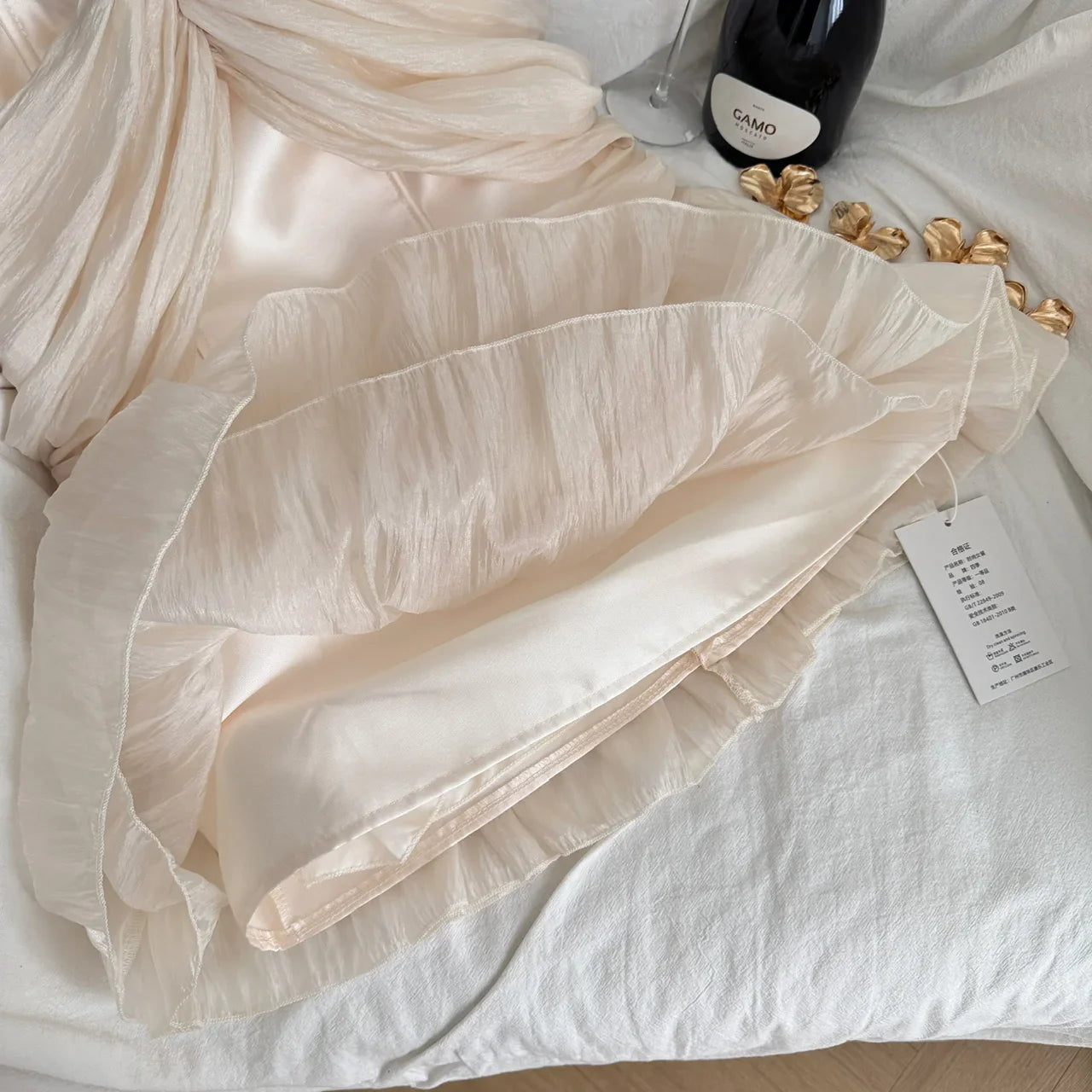 Women French Mini Old Money One-Piece Luxury Design Gown