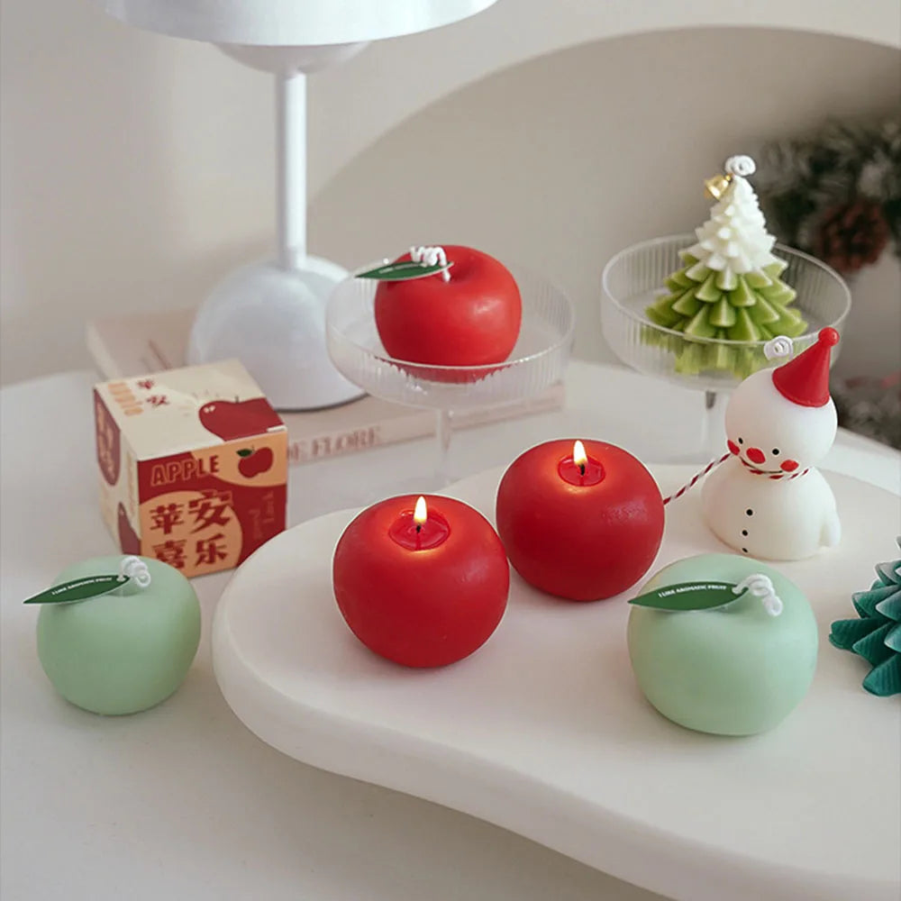 Simulation Design Apple Scented Candles