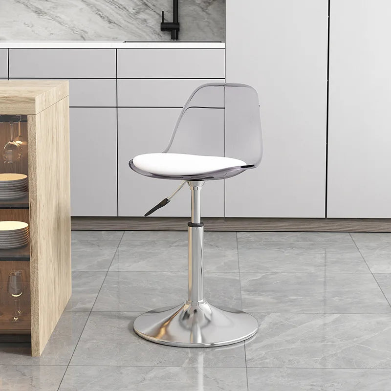 Home Dining Chair Front Desk Footstool Adjustable Lift Backrest Chair with High Stool