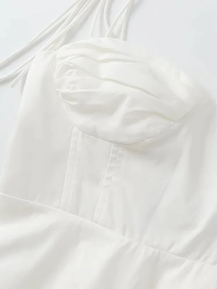 Lace String Asymmetric Bustier Tops for Women, Sweetheart Neck, Tied Thin Straps, Side Zipper, Female Camis, Sexy Fashion