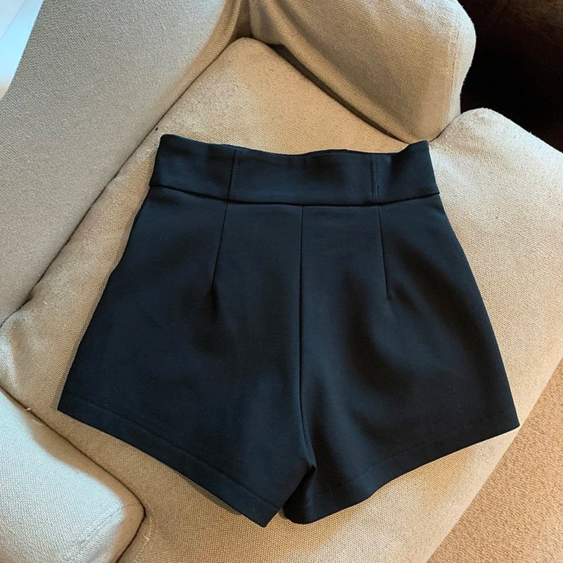 Women Shorts Black Shorts Women Harajuku Elegance High Waisted Shorts A Line Slim Casual Hot Girl Straight Pants Sexy