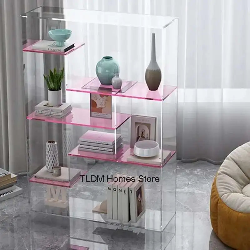 Multifunctional Bookcase Storage Shelves Modern Bookshelf Book Rack