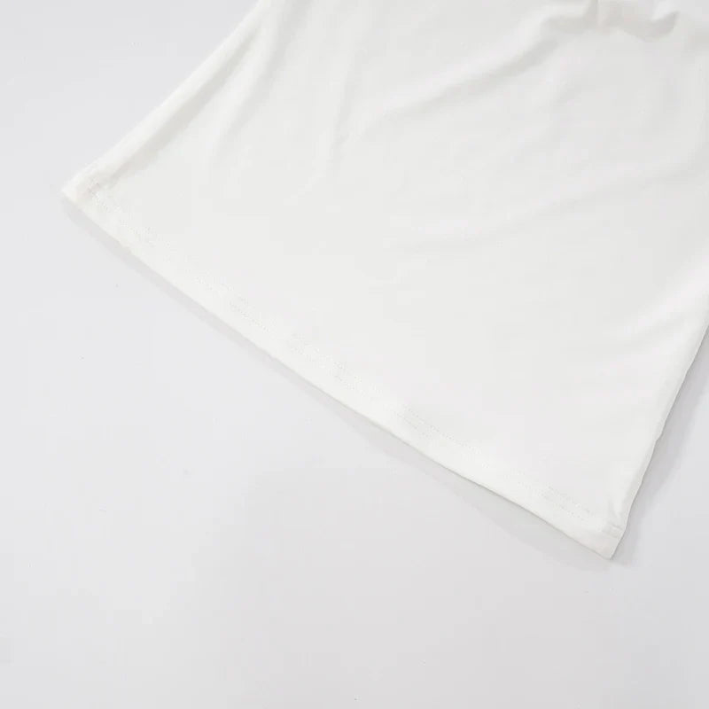 Women'S Solid Color Hanging Neck Tie Hollow Out Metal Ring Strapless Backless Tank Top Summer New Fashion Street Tank