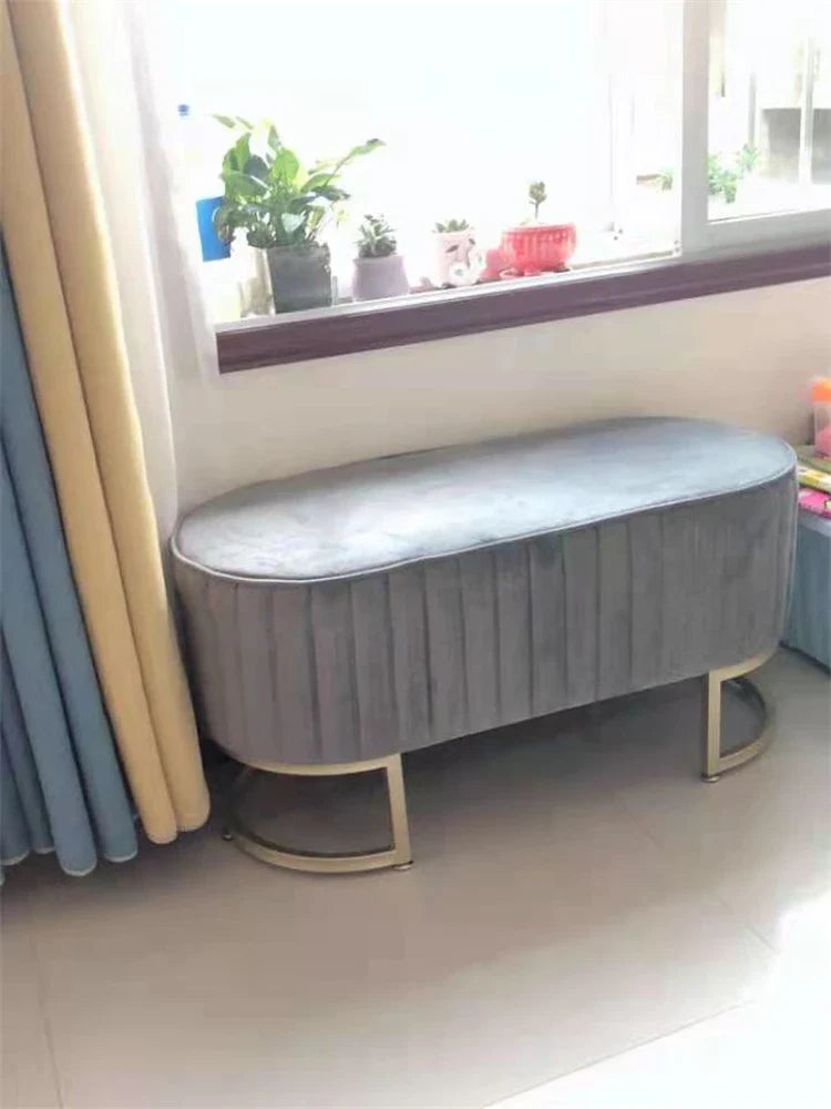 Ottomans Minimalist Shoe Portable Stools Cafe Viila Vanity Stool Home Furniture Portable Stool