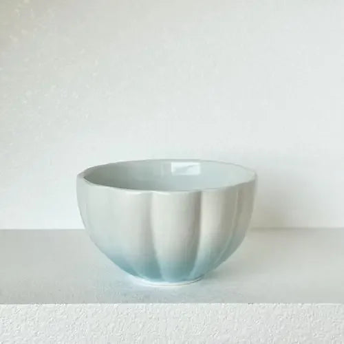 Cute Blush Gradient Plate Dessert Fruits and Vegetables Plate Yogurt Rice Bowl Underglaze Ceramic Tableware Set