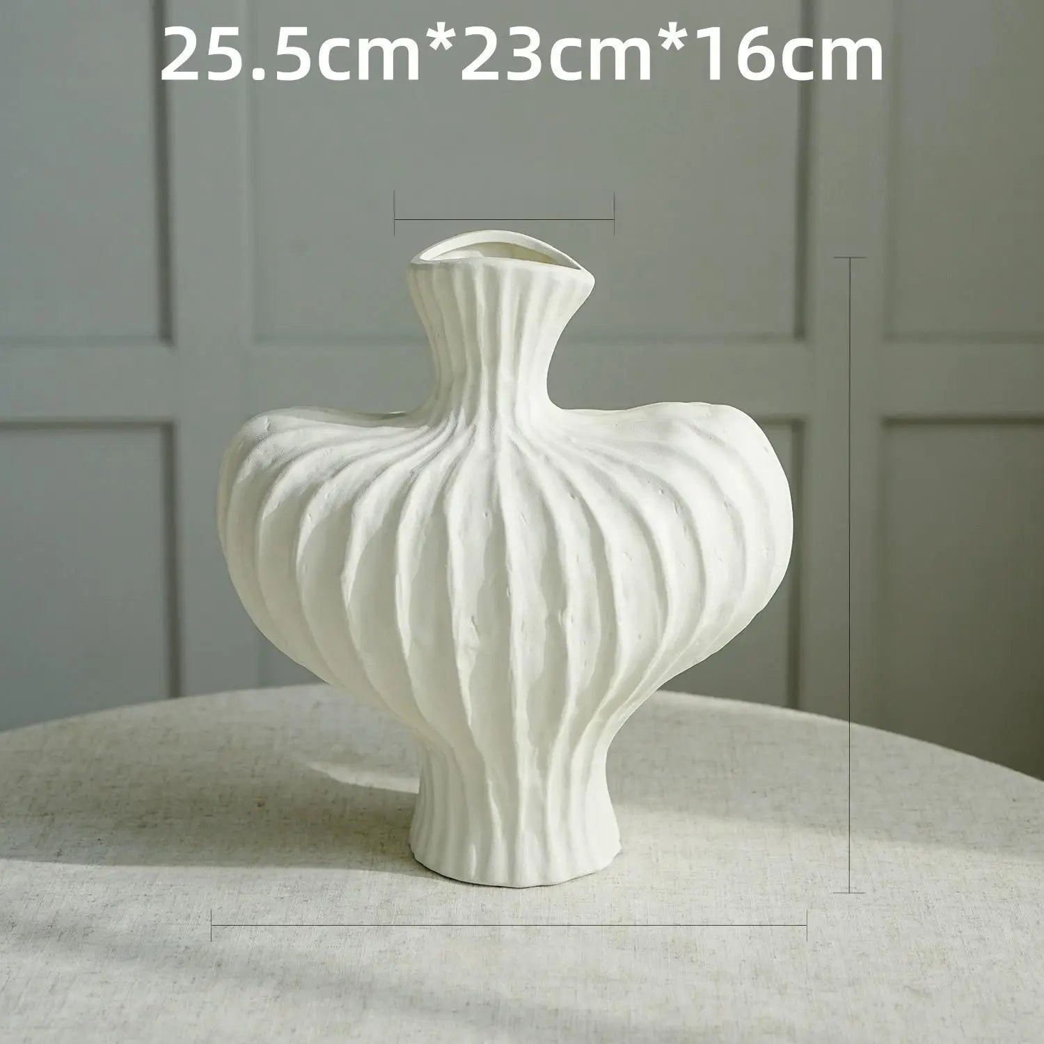 Imitation Ceramic Plastic Vase Home Living Room Plastic Chic Vase, Modern Minimalist Desktop Decor