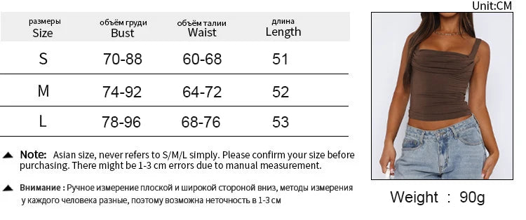 New Women Tank Tops Summer Solid Sexy Backless Streetwear Casual Slim Sleeveless Camisole Fashion Folds Tank Tops Lady Clothing