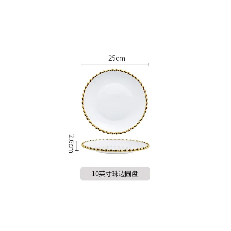 Luxury Love Plate Ceramic Plate