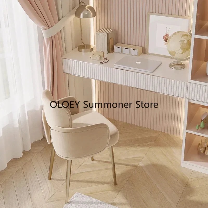 Pink Velvet Relaxing Chair Arm Single Furniture