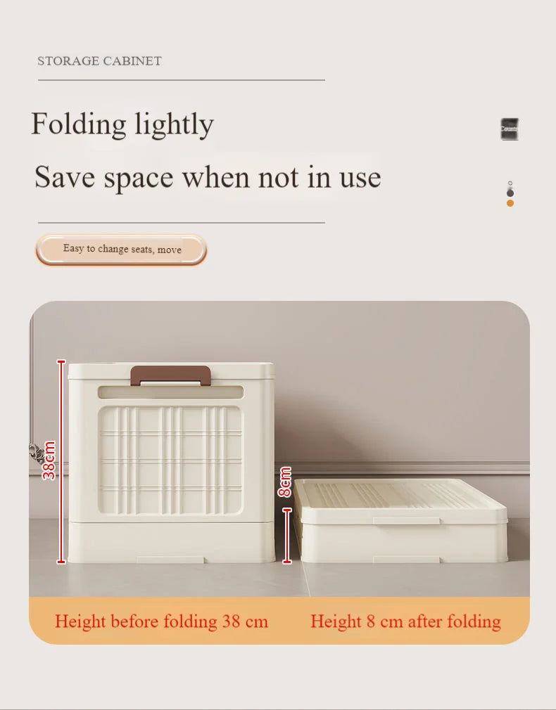 Large Capacity Multifunction Folding Storage Cabinet Dustproof Wardrobe Closet Organizer Easy-to-Install Storage Boxes