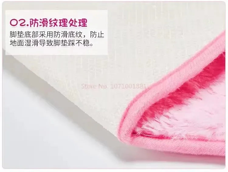 Sanrio Hello Kitty Rug Kawaii Anime Bedroom Bathromm Carpet Children Girls Bedroom Living Room Floor Mat Doormat Decoration