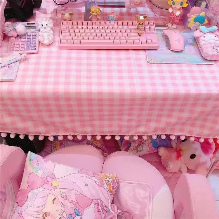 Cute Pink Tablecloth