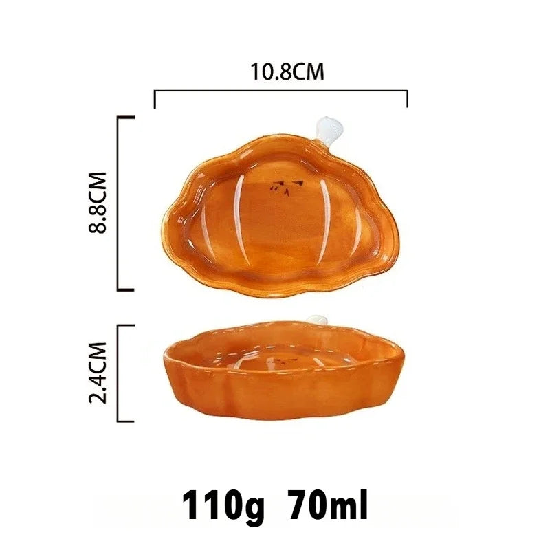 Croissant Plate Ceramic Seasoning Disc Creative Dipping Sauce Plate Cute Dessert Plate and Irregular-shaped Butterfly