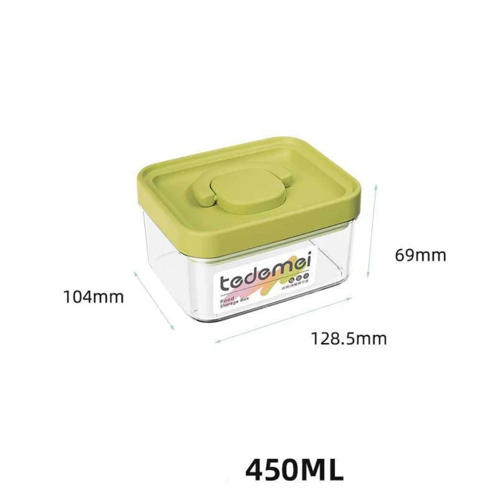 New With Lids Food Storage Box Large Capacity Moisture-proof Stackable with Handle Sealed Storage Pots Kitchen