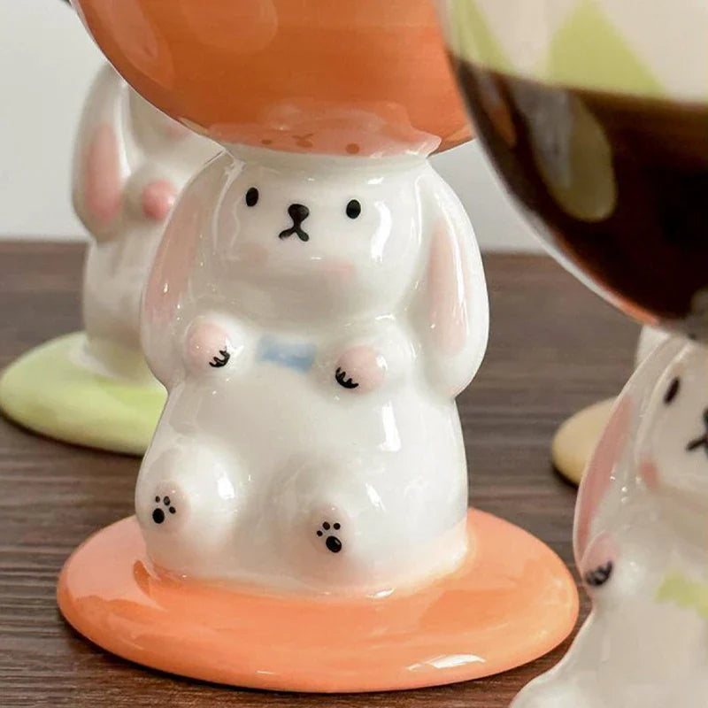 Ceramic Cup 3D Fun Cute Afternoon Tea Ice Cream Dessert Plate