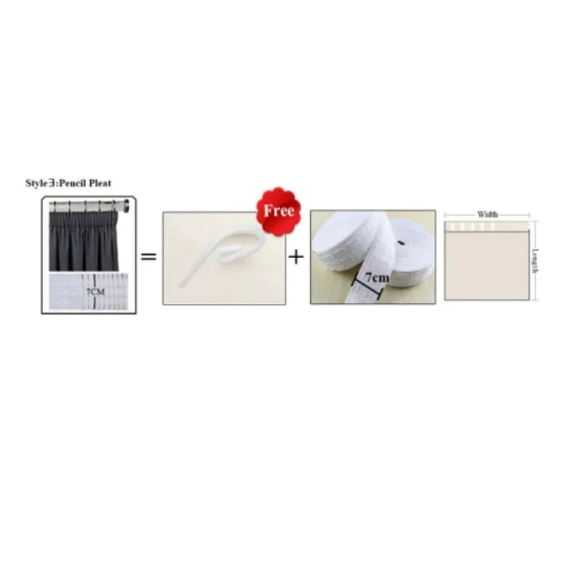 Pink Ballet Embroidered Gauze  Curtains for Living Room Finished Window Curtains for Bedroom