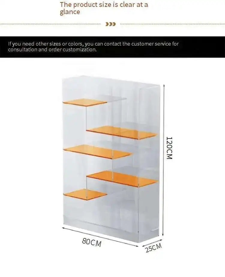 Multifunctional Bookcase Storage Shelves Modern Bookshelf Book Rack