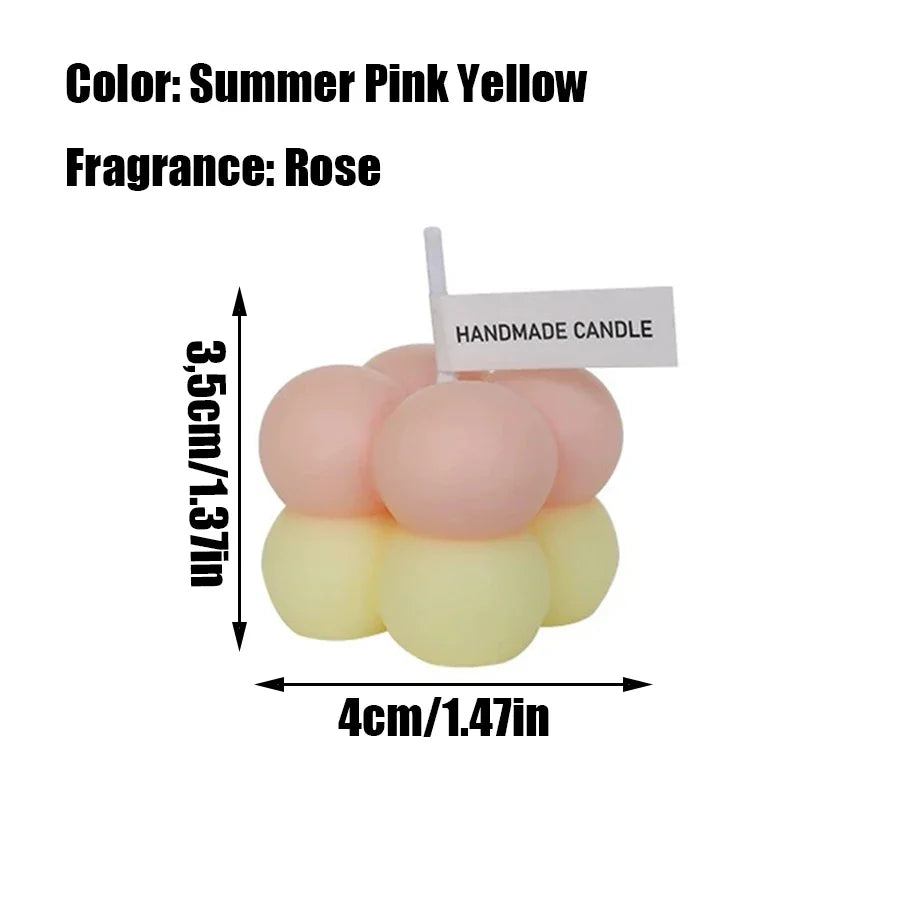 Cute Mini Magic Cube Aromatherapy Candles Aromatherapy Handmade Candle Magic Cube