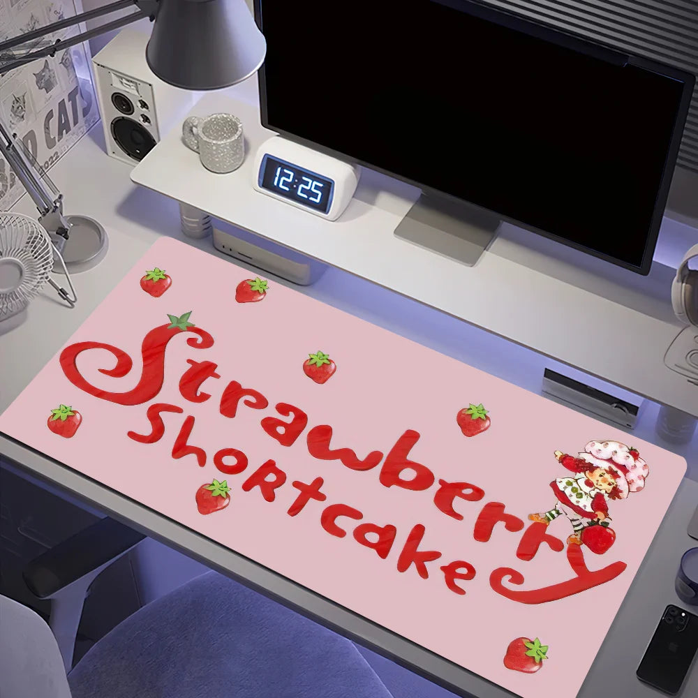 Strawberry Shortcake Mousepads Non-slip Lockedge Office Student Gaming Thickened Large Writing Pad Cartoon Cushion Mouse Pad