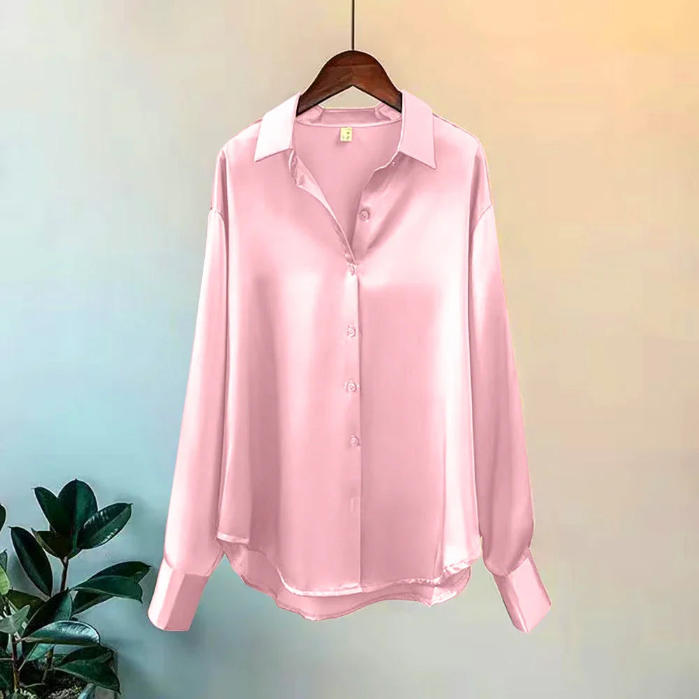 Spring Shirt And Elegance Blouses New Sweater Cardigans Woman Top Knitted Korean Long Sleeve Lapel Button