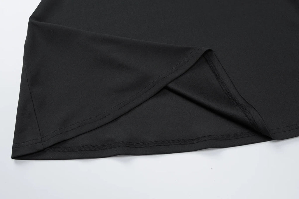 Off Shoulder Long Sleeves Slim Mini Dress Women's Sexy Elegant Outfit