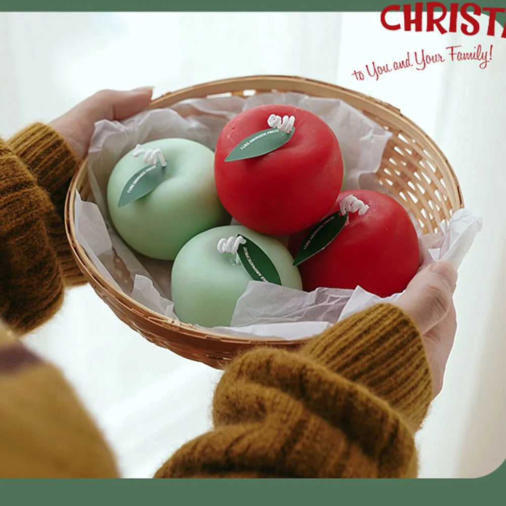 Simulation Design Apple Scented Candles