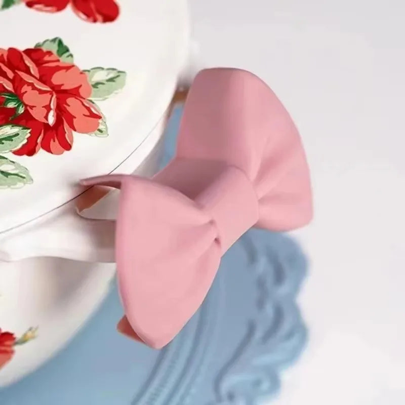 Kitchen 2pcs/set Bow Shaped Oven gloves Silicone Oven Gloves Heat-resistant Pot Cover For Cooking Kitchen Tools